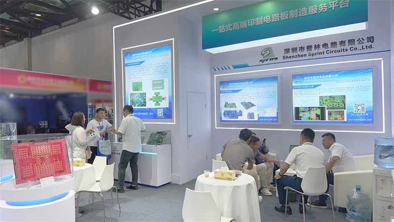Customers Visiting Sprint PCB's Booth at CIDEX 2024